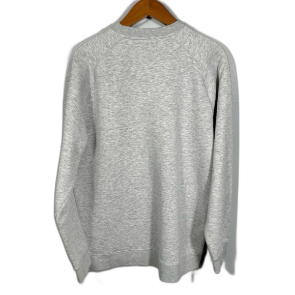 Brunette The Label 'Hey Babe' Grey Crew Neck Sweatshirt Size Small/Medium - Picture 5 of 16